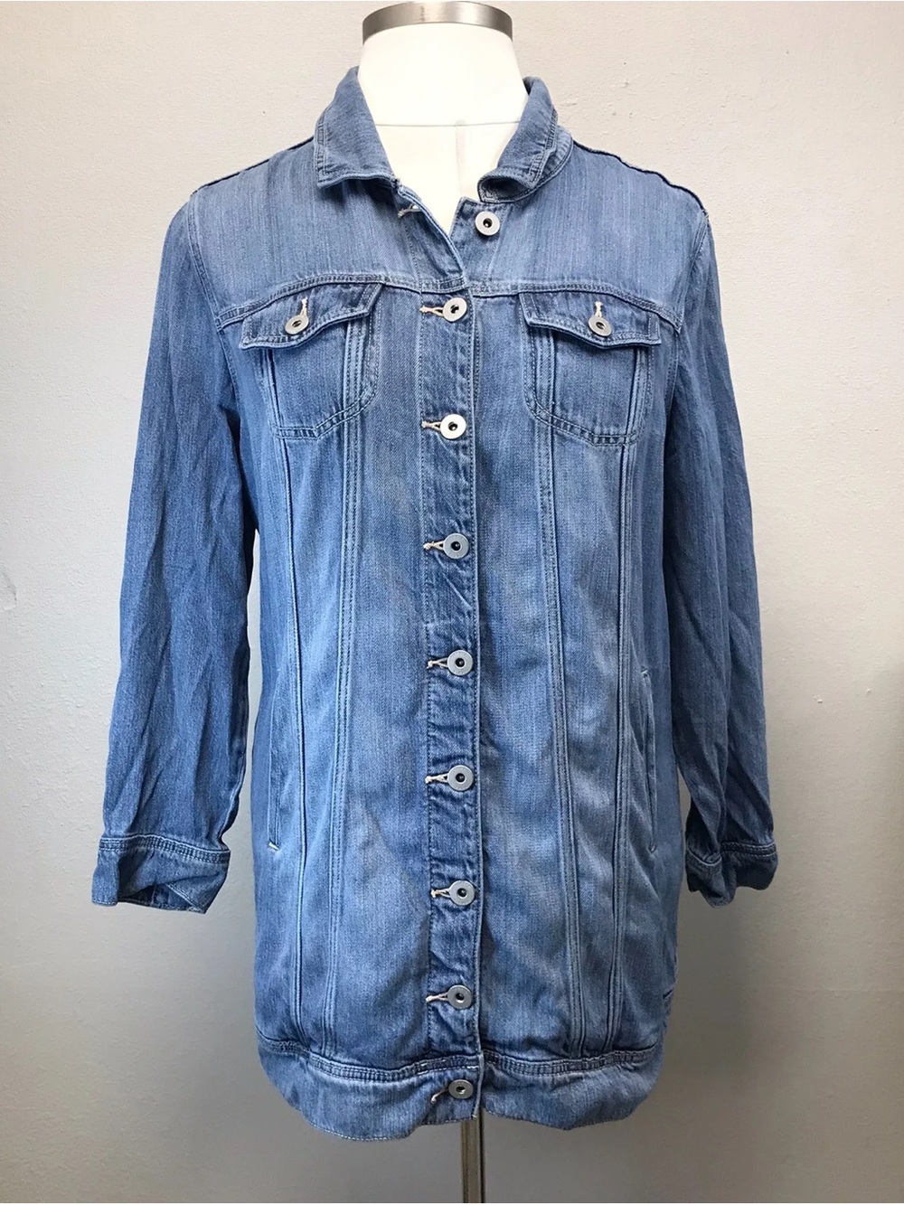 Torrid Medium Wash Longline Jean Jacket - Size 22/24 (3)